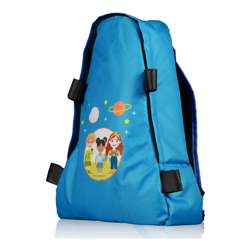 Телескоп BRESSER JUNIOR 70/400 в синем рюкзаке (8850610WXH000) - синий рюкзак для переноски