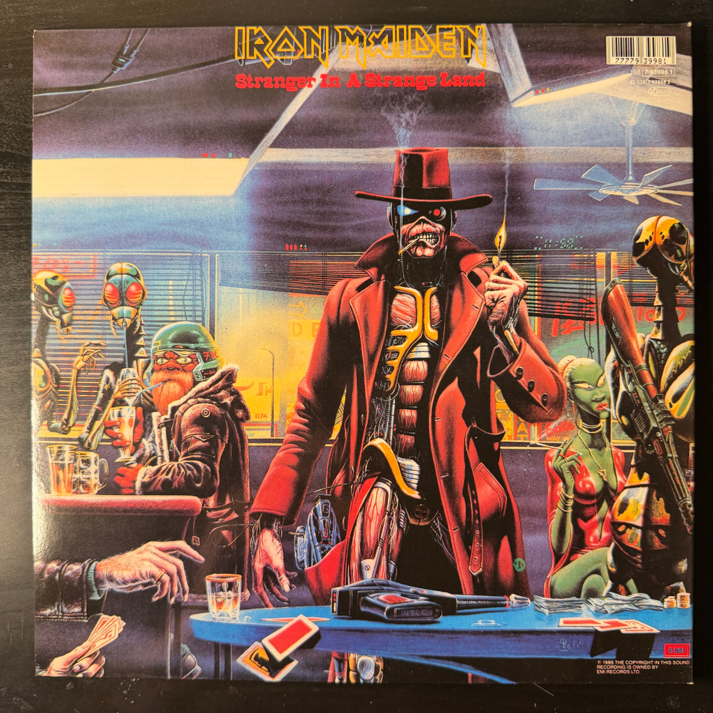 Iron Maiden ‎– Wasted Years · Stranger In A Strange Land (Европа 1990г.) 2 × Vinyl, 12", 45 RPM