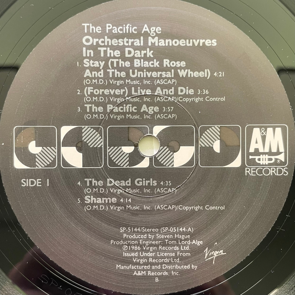 Orchestral Manoeuvres In The Dark ‎– The Pacific Age (США 1986г.)