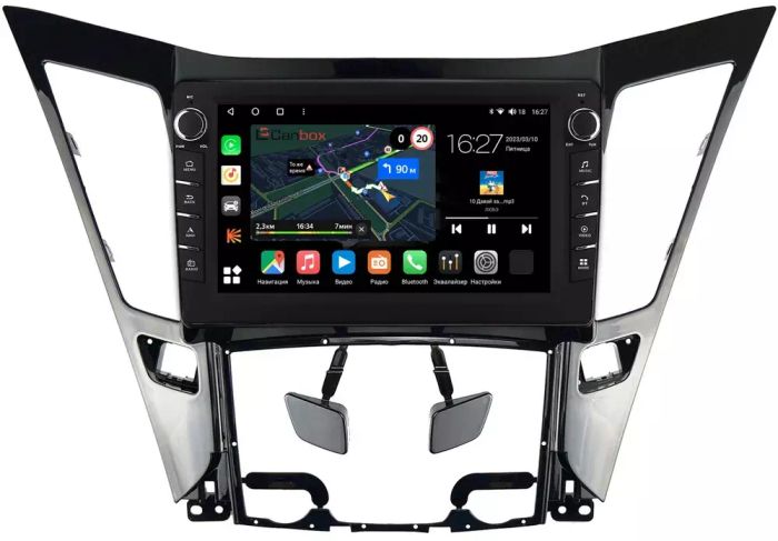 Магнитола для Hyundai Sonata 2010-2013 (YF) - Canbox 9114 Android 10, Быстрая, CarPlay, 4G SIM-слот