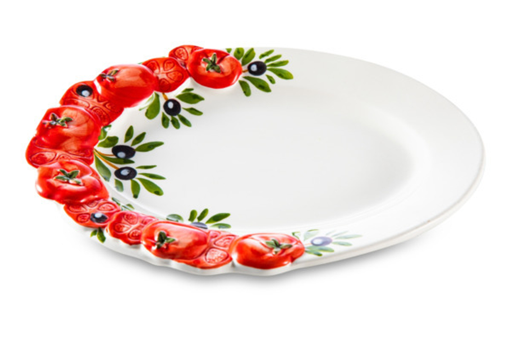 Блюдо 22х14см Edelweiss Томаты и оливки