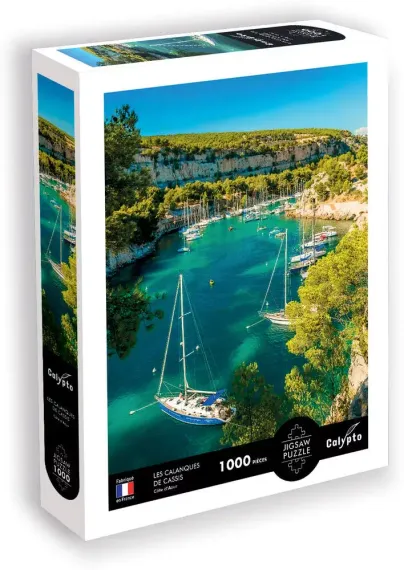 Puzzle 1000 деталей - Каланки Кассиса - Лазурный Берег-Côted'Azur