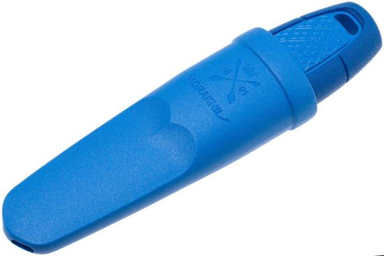Нож Morakniv Eldris, нержавеющая сталь, цвет синий, ножны, шнурок, огниво, 12631