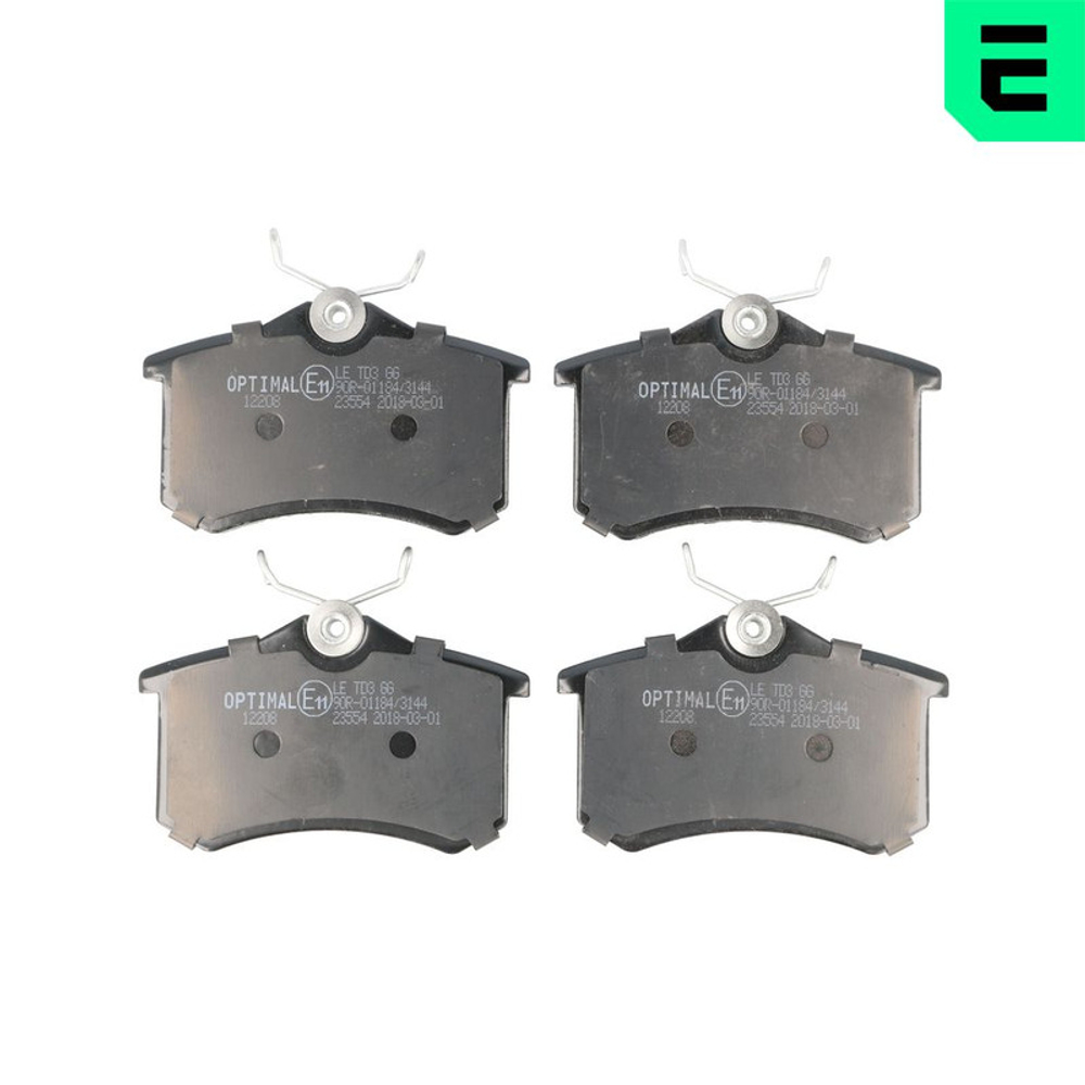 OPTIMAL - BP12208-OPT - Brake Pad Set, disc brake