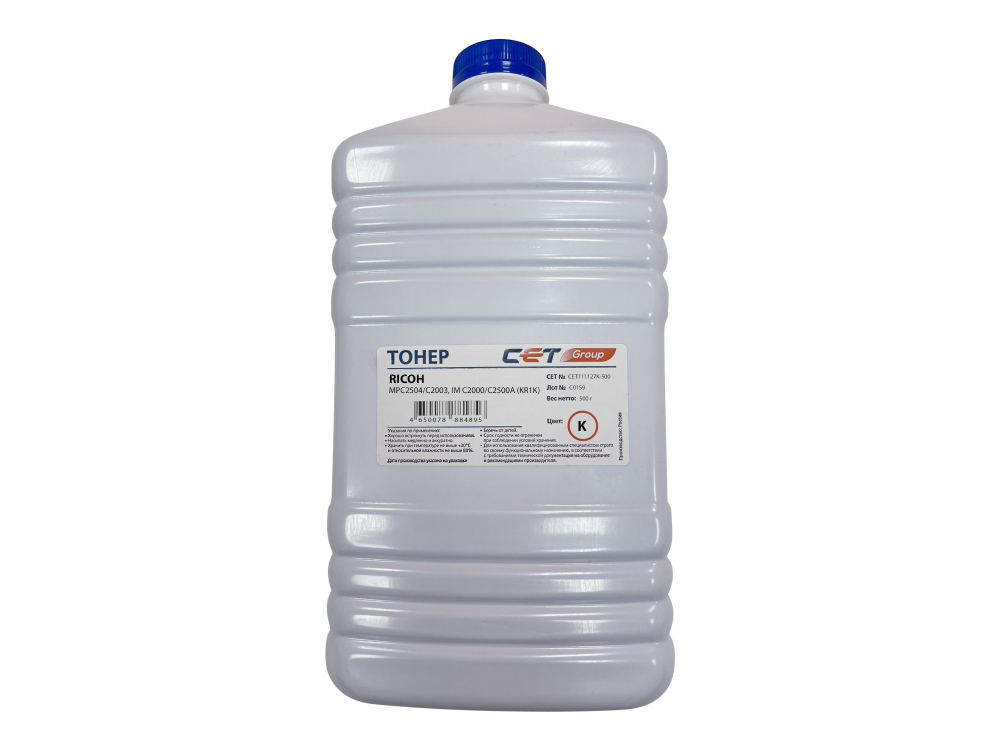 Тонер KR1K 841925/842311 для RICOH MPC2504/C2003, IM C2000/C2500A (CET) Black, 500г/бут, (унив.), CET111127K-500