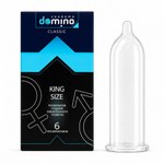 Презервативы DOMINO CLASSIC King size, увеличенного размера, 6 шт
