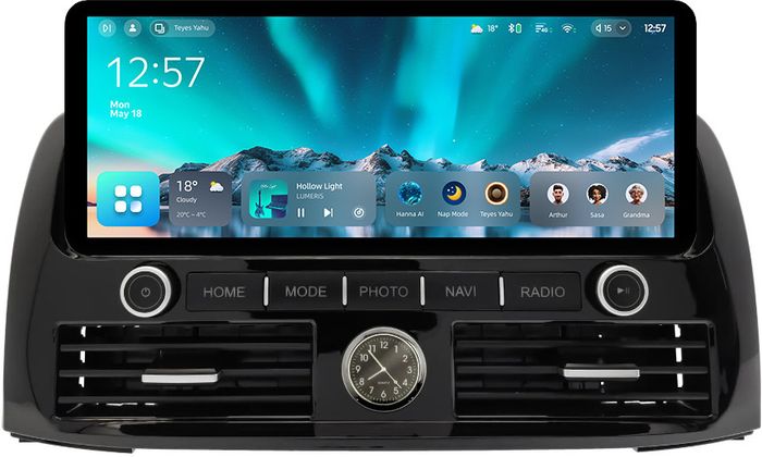 Магнитола для Toyota Land Cruiser Prado 120 (без JBL) - Teyes CC4 монитор 12.3" 2K QLED + рамка LUX, Android 14, Быстрейшая, Snapdragon 680, DSP, CarPlay, 4G SIM-слот