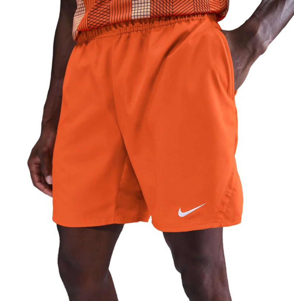 Теннисные шорты Nike Court Dri-Fit Victory 7" - campfire orange/white