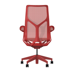 Кресло Herman Miller Cosm, высокая спинка, цвет Canyon, подлокотники «лепестки» (Leaf)