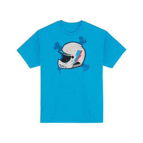 Купить Мотофутболка Футболка Icon Domain Bones Tee / Голубой