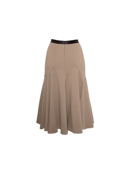 05-16 FW Юбка "годе" бежевая BASIC