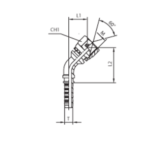 Фитинг DN 08 DKM (Г) 16x1.5 (45)