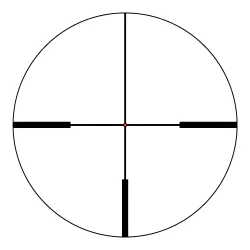Прицел Vector Optics Continental X8 1-8x24 SFP FIBER HUNTING LPVO ED (SCOC-51) - прицельная сетка с красной точкой