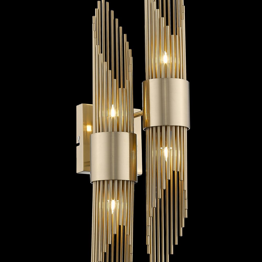 Настенный светильник W68069-4 ant.brass