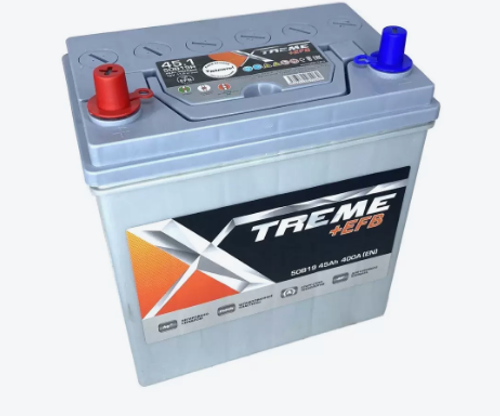 Купить Аккумулятор 6СТ-45 А.ч., п.п., L+, XTREME +EFB, B00 (тонкая клемма)