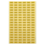 Наклейка "220В" (10x15) EKF PROxima (100.00 шт.)