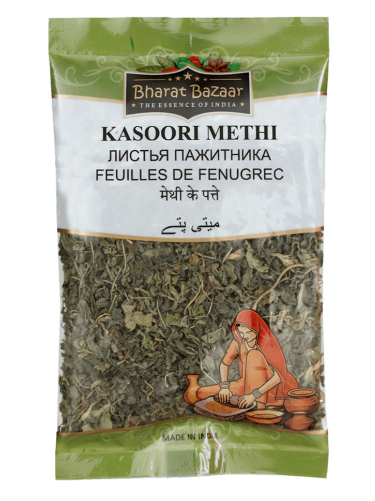 Bharat BAZAAR Kasoori Methi Листья Пажитника, 25 г