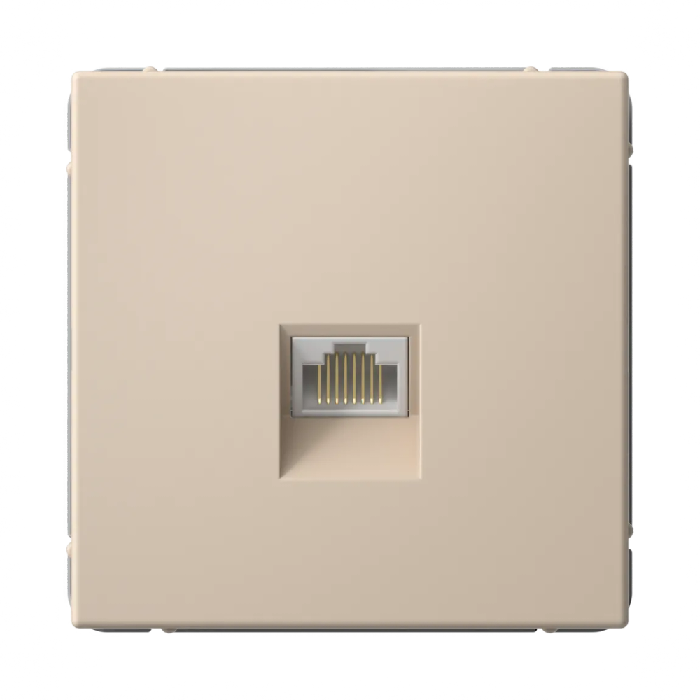 ARTGALLERY РОЗЕТКА компьютерная RJ45, кат. 6A, механизм, ПЕСОЧНЫЙ