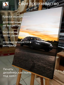 Картина "BMW M2", галерейная 30х40см 1шт.