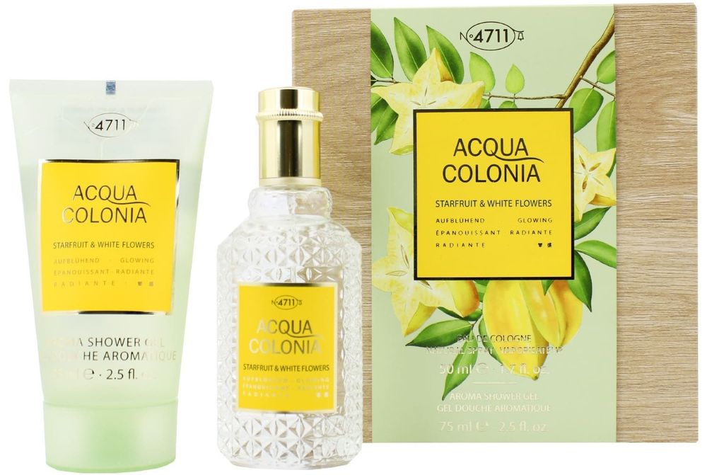 4711 Acqua Colonia Starfruit &amp; White Flowers EDC 50 ml + Shower Gel 75 ml Set 1 pcs