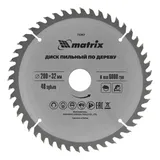Пильный диск по дереву, 200 х 32 мм, 48 зубьев, кольцо 30/32 Matrix Professional — фото 1