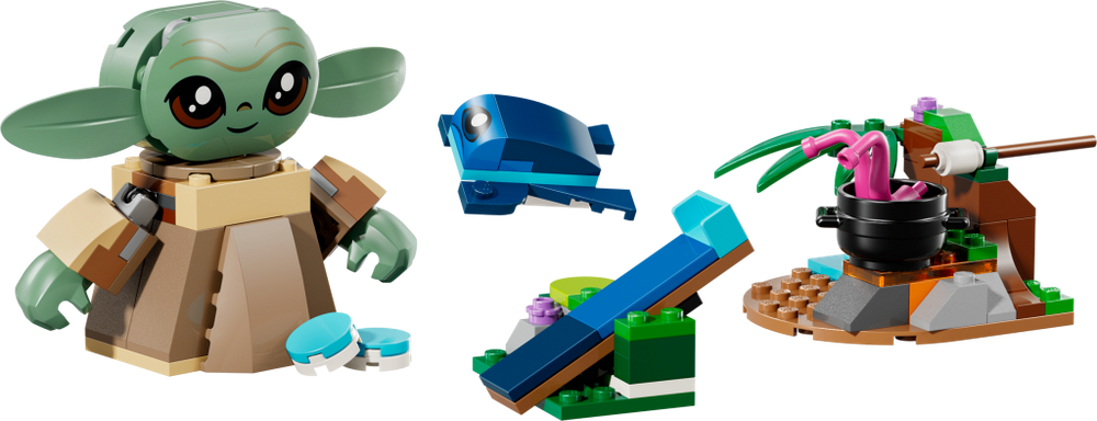 Конструктор Лего Звёздные войны Дом Грогу | LEGO Star Wars Grogu’s Home 75443, коллекционный набор, 524 детали (8+