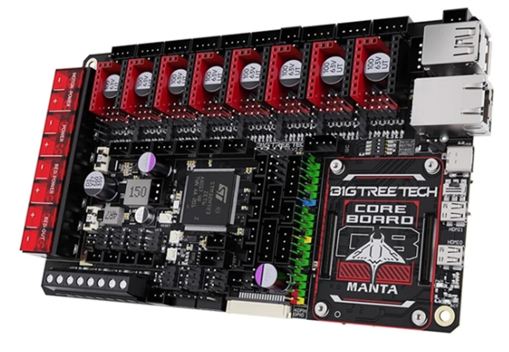 Материнская плата BIGTREETECH Manta M4P/M5P/M8P 32 бита + CB1