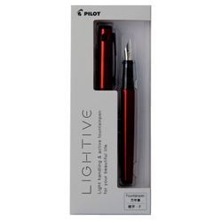 Перьевая ручка Pilot Litive с пером F красная (FLT-2SR-ARF) 3