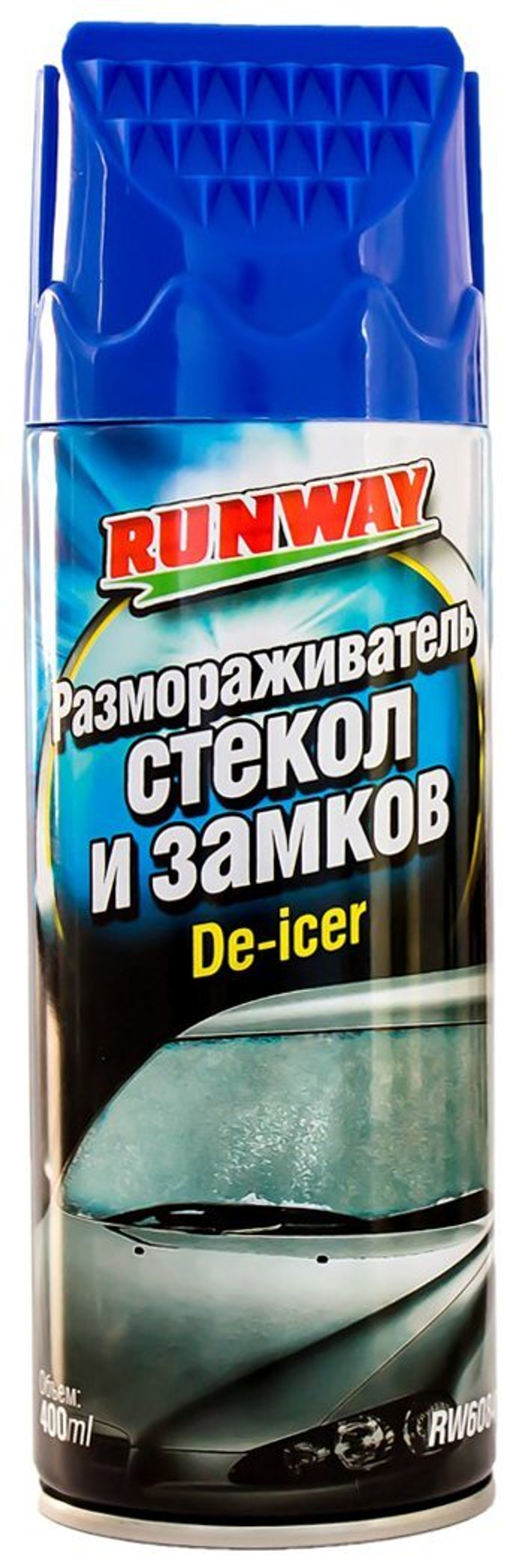 Размораживатель стекол и замков RunWay 400мл аэрозоль