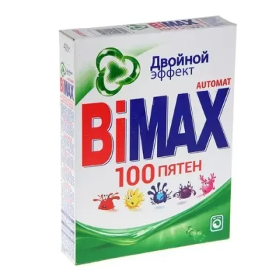 Порошок стиральный BIMAX Компакт 100 пятен 400 гр.т/у
