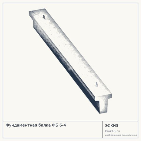 Фундаментная балка ФБ 6-4
