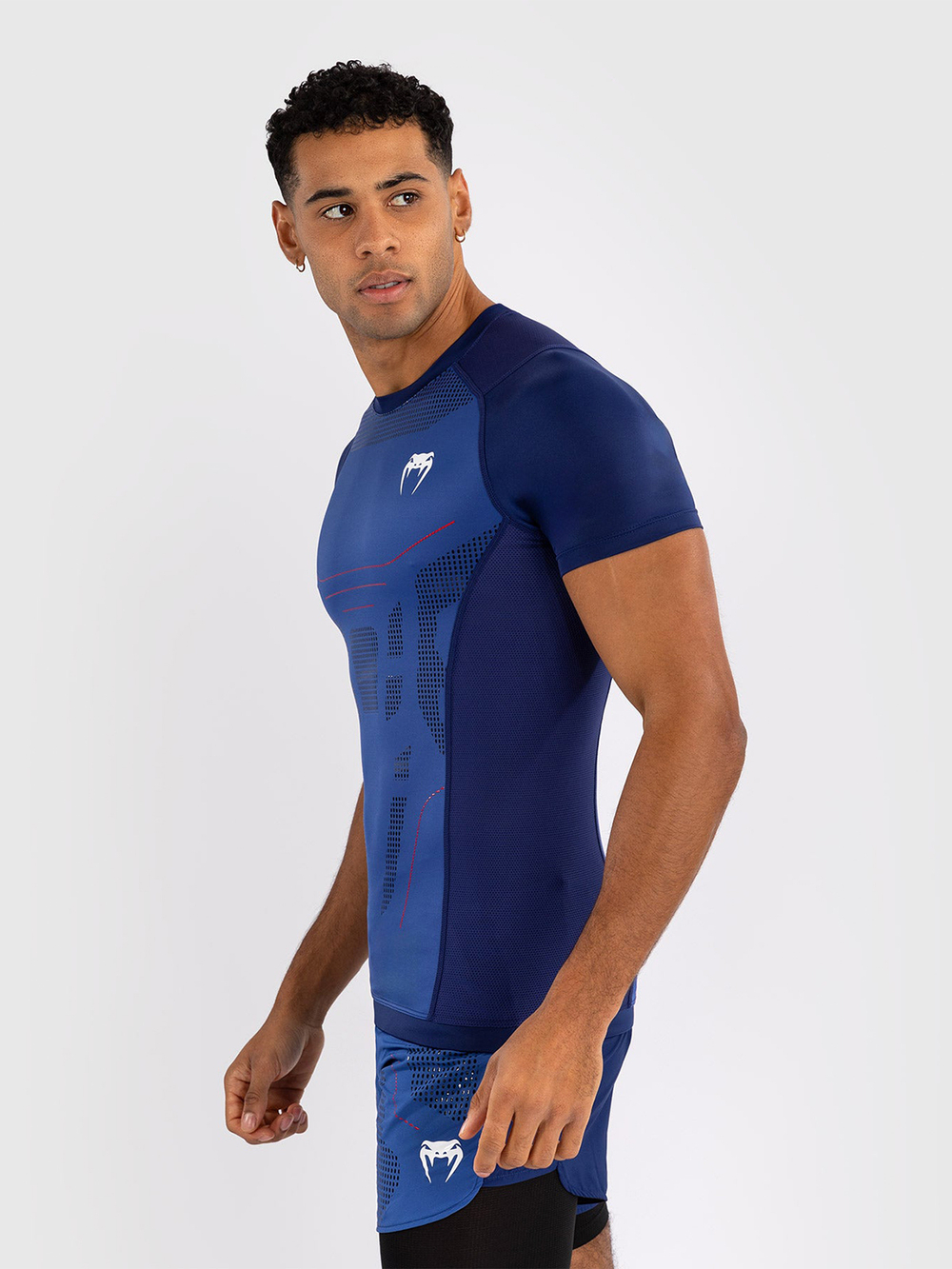 Рашгард Venum Technical 3.0 Icy Blue S/S