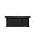 Конвектор внутрипольный Royal Thermo ATRIUM-110/250/2700-DG-U-AU