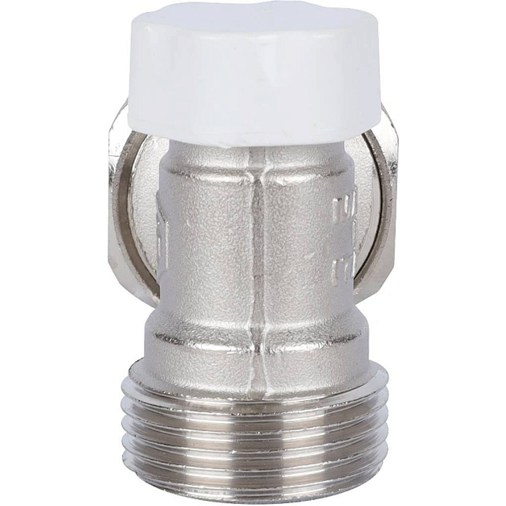 Клапан балансировочный угловой STOUT - 3/4" x 1/2" (НР/НР-американка, PN10, Tmax 120°C)