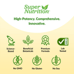 Super Nutrition, мультивитамины для беременных, с суперзеленью, комплексом специй, витамином C, холином и фолатом, 240 растительных капсул