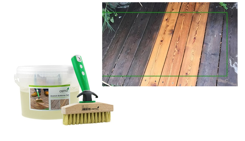 Средство для удаления краски OSMO Anstrich-Entferner Gel 6611 0,5 л для наружных работ, для удаления старых покрытий и лазурей на масляной основе 13900142