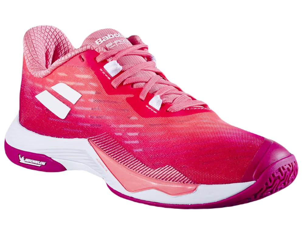 Женские кроссовки для бадминтона/сквоша Babolat Shadow Tour 5 — raspberry
