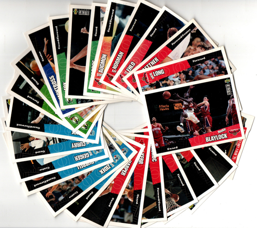 Набор баскетбольных карточек NBA - Юппер Деск - Upper Deck - 25 штук. 1996 год США № 1-25