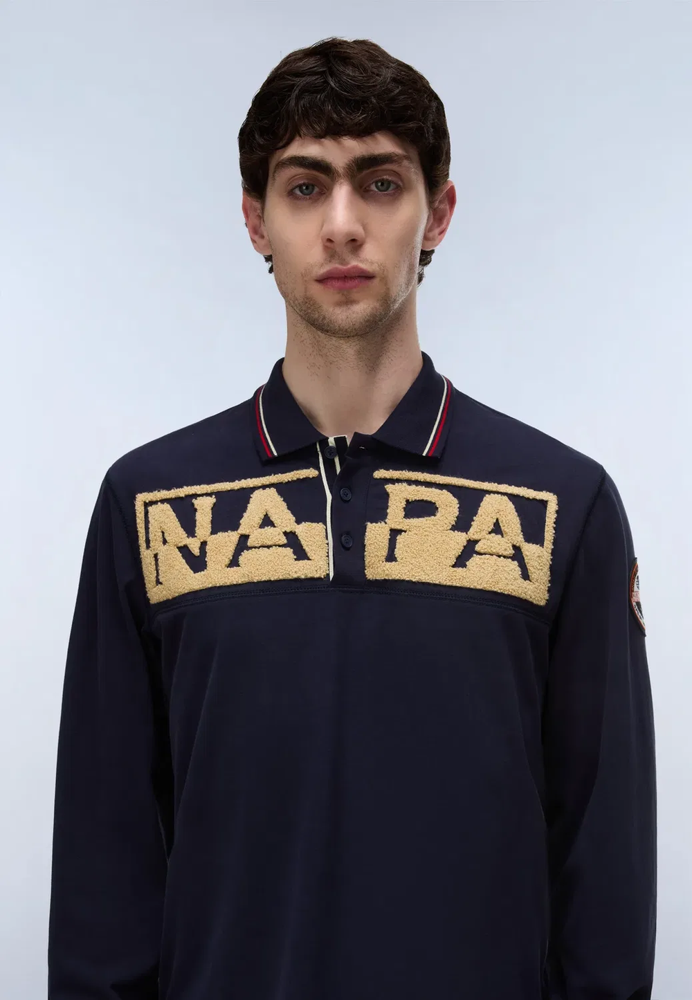 Поло с длинным рукавом мужское NAPAPIJRI E-ARCHIVE POLO LS
