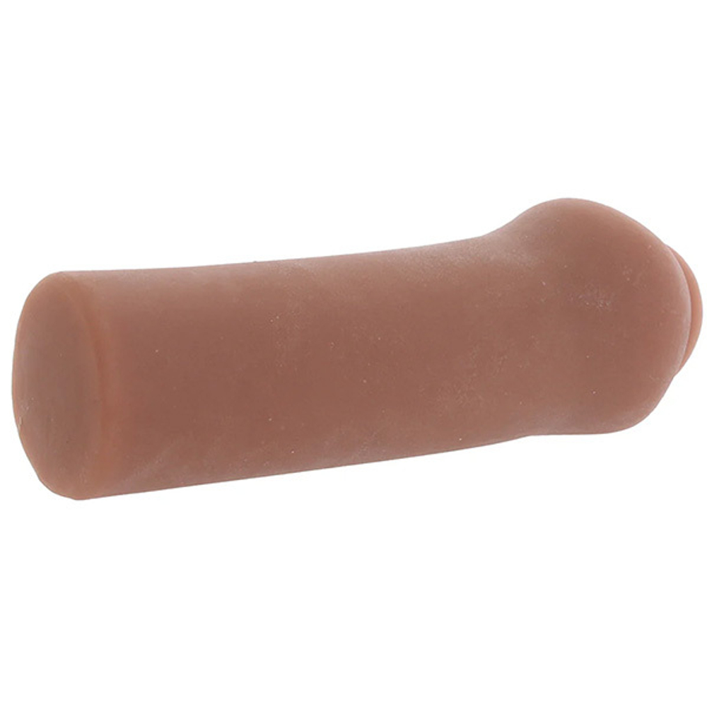 Коричневый мастурбатор-ротик 12,7см PipeDream PDX Extreme Coed Cocksucker Stroker in Brown RD42429