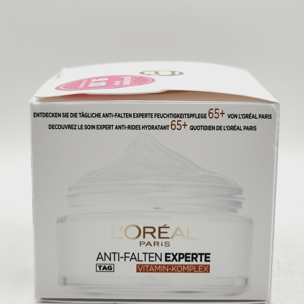 Дневной крем L'Oreal Anti-Wrinkle Expert 65+ с ниацинамидом и растительными экстрактами 50 мл (Франция)