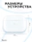 Чехол для Airpods Pro 2 Gurdini прорезиненный soft touch c карабином Голубой
