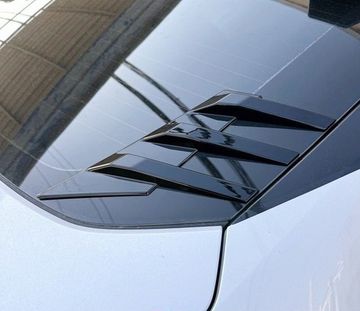 Накладки на заднее стекло (жабры) Changan Uni V чёрный глянец