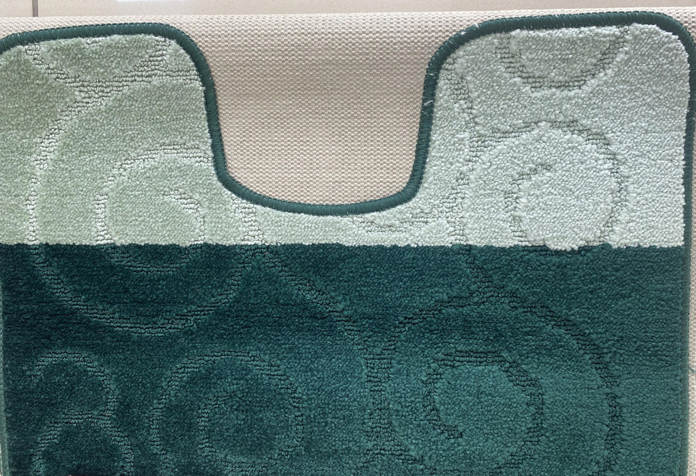 Комплект ковриков для ванной Confetti Bath Maximus Sile 2536 Hunter Green BQF (60*100; 50*60)