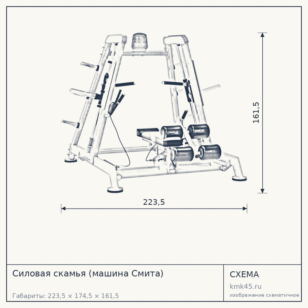 Силовая скамья (машина Смита) — от 249 000 ₽