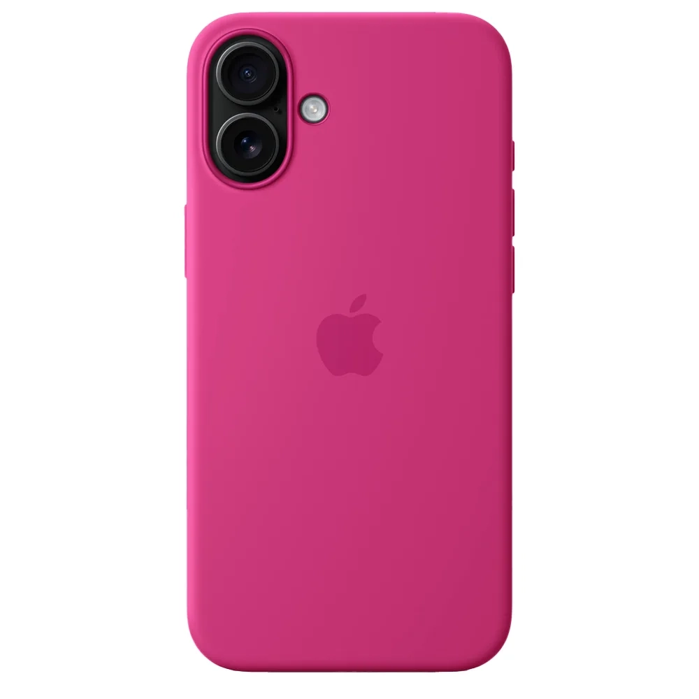 Силиконовый чехол с поддержкой MagSafe Apple Silicone Case для iPhone 16 Plus, Fuchsia (Фуксия)