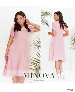 Платье 3148B-пудра Minova