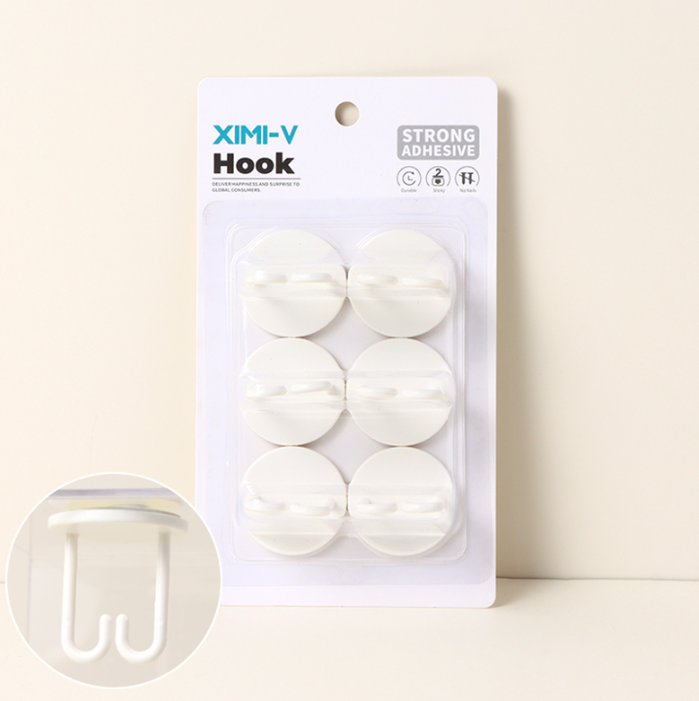 Набор крючков на липучке "Ceiling Hook"