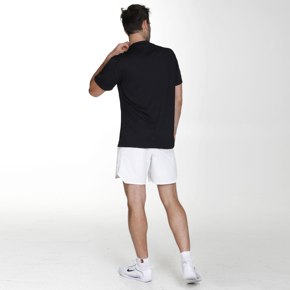 Мужское теннисное поло Nike Dri-Fit Blade Solid Polo Men - Black