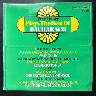 Pete Moore - Plays The Best Of Bacharach (Англия 1970г.)